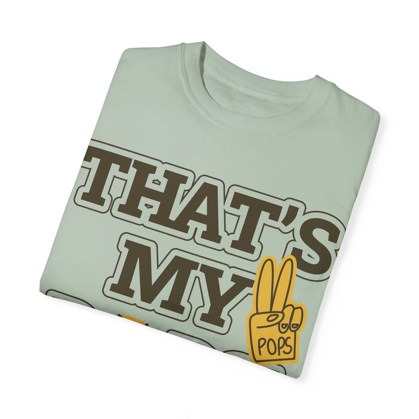 Basketball Dad T-Shirt, Funny Father's Day Gift, Athletic Tees, Pop's Day Apparel, Unisex Garment-Dyed Tee