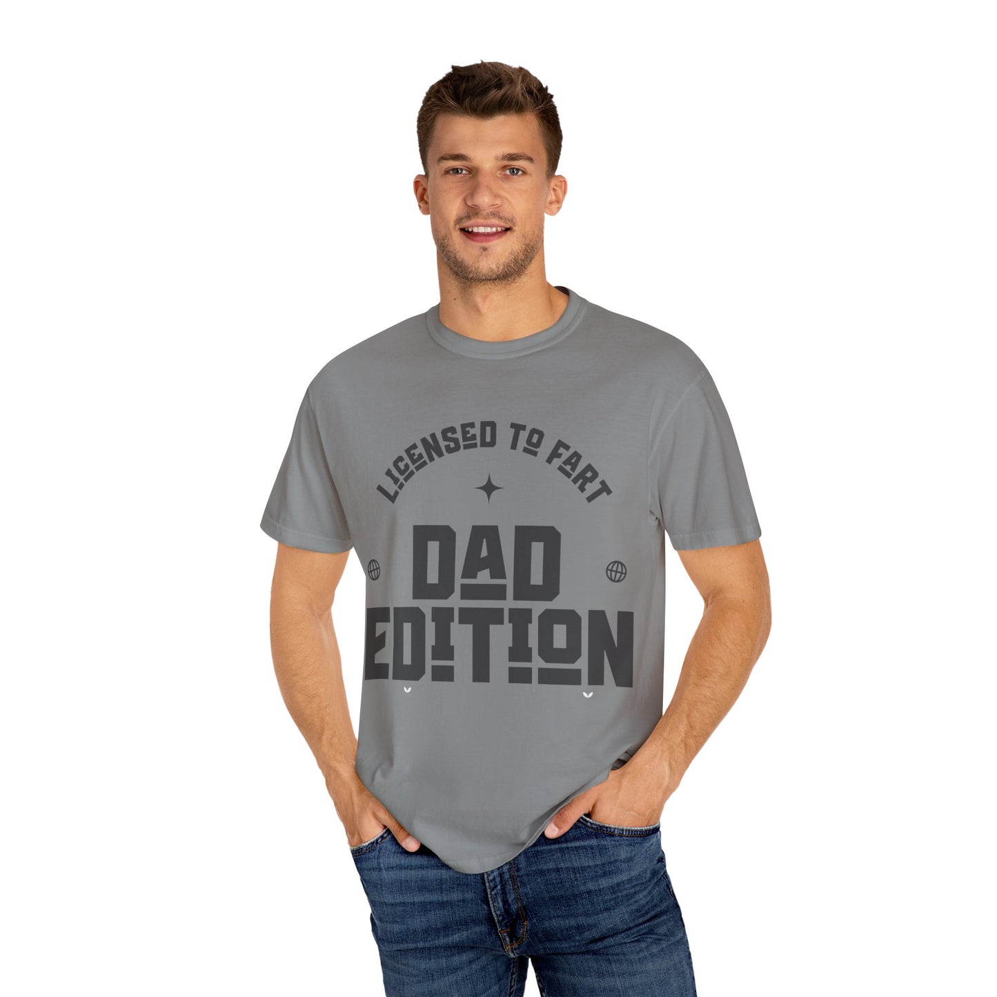 Funny Dad T-Shirt - Licensed to Fart Edition, Unisex T-shirt for Father's Day, Gift for Dads, Humorous Tee, Casual Wear