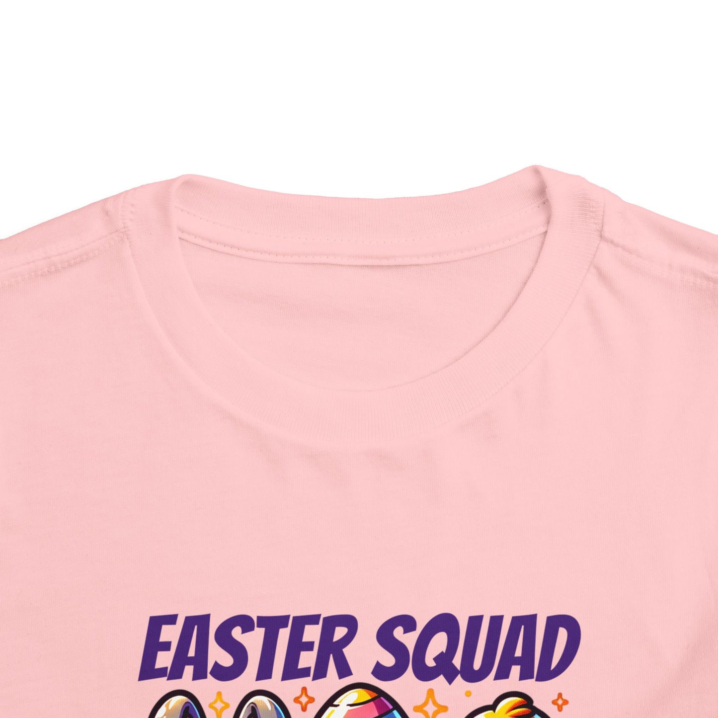 Easter Squad Toddler T-Shirt | Cute Pastel Bunny Tee for Kids | Spring Outfit | Easter Egg Hunt Shirt | Retro Easter Gift for Baby & Toddler