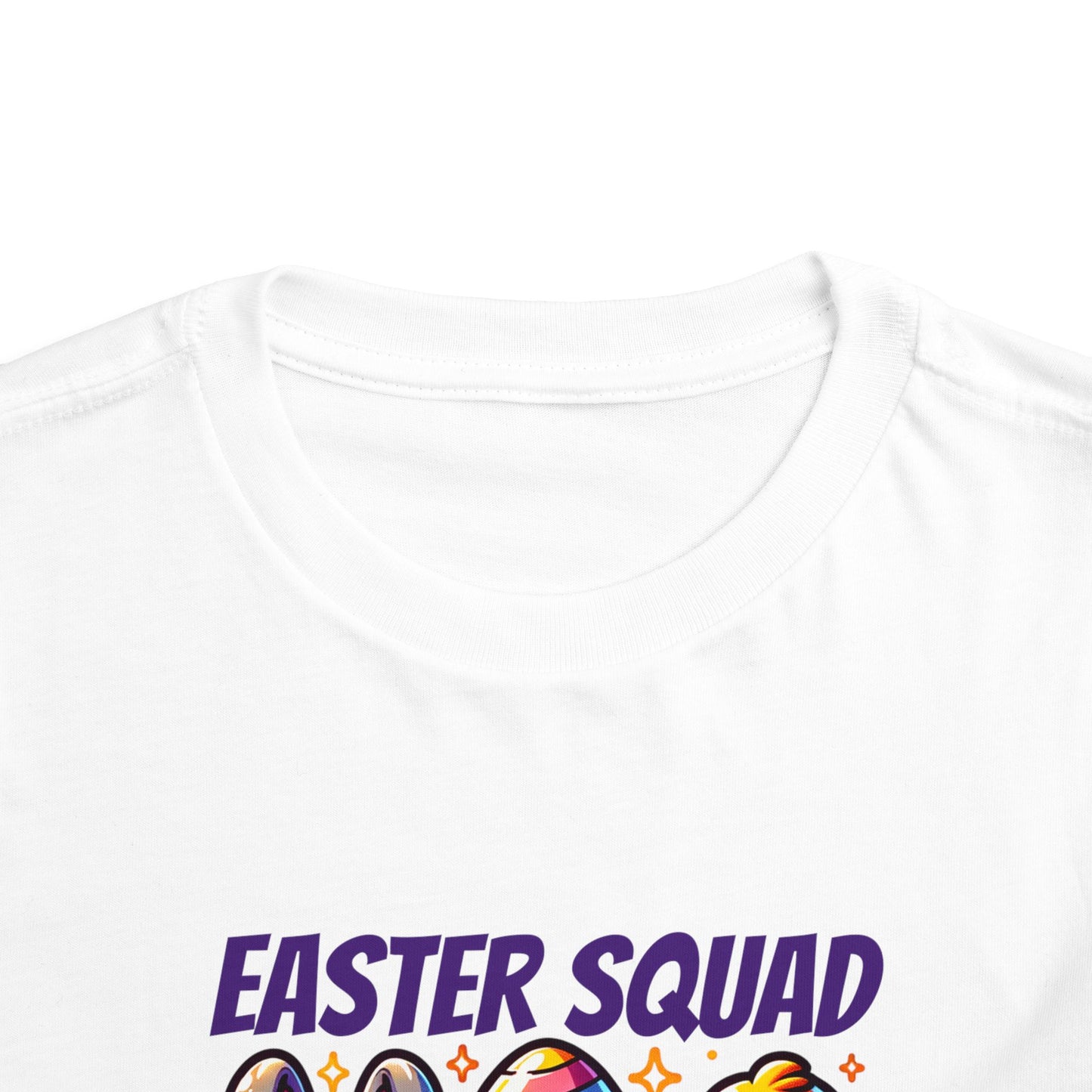 Easter Squad Toddler T-Shirt | Cute Pastel Bunny Tee for Kids | Spring Outfit | Easter Egg Hunt Shirt | Retro Easter Gift for Baby & Toddler