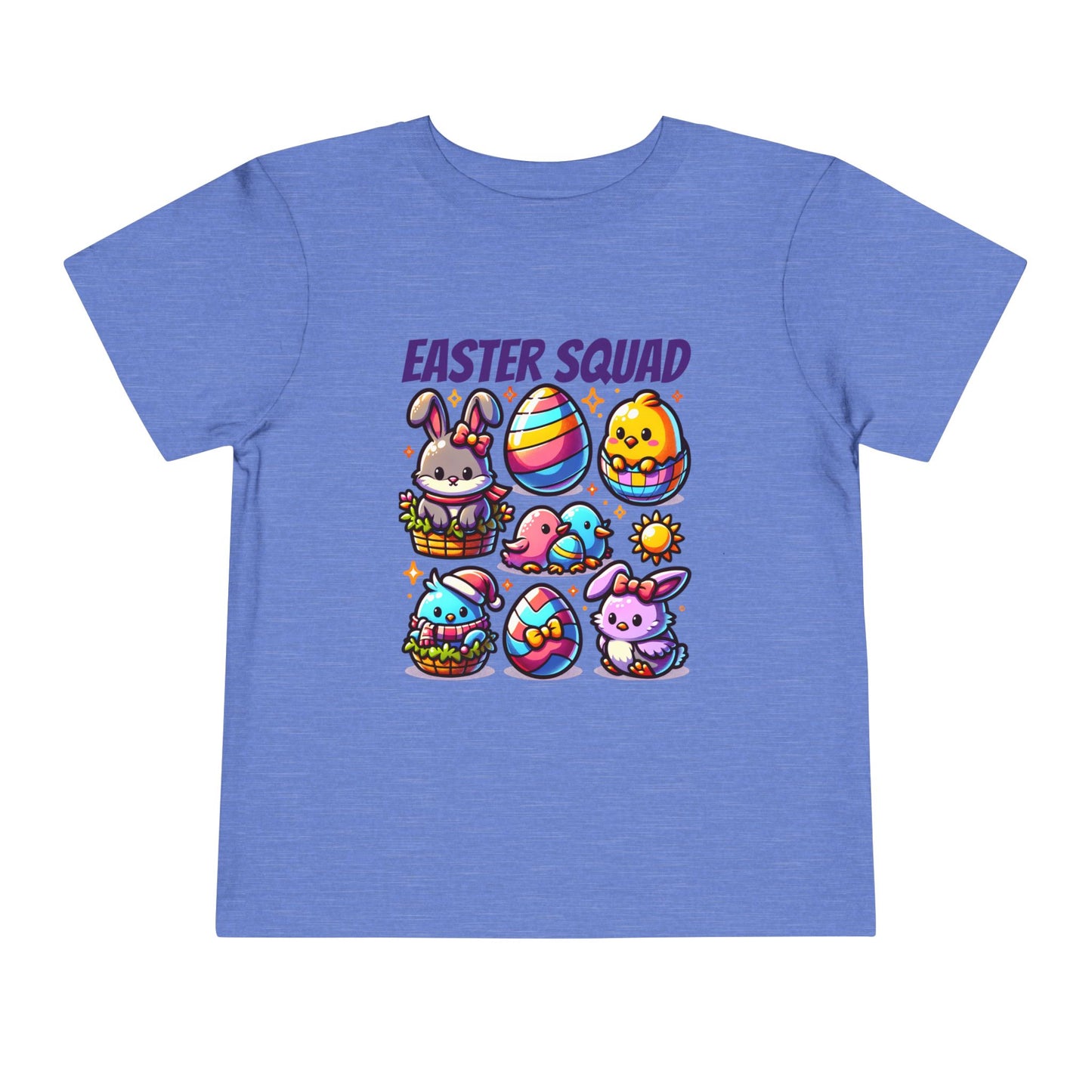 Easter Squad Toddler T-Shirt | Cute Pastel Bunny Tee for Kids | Spring Outfit | Easter Egg Hunt Shirt | Retro Easter Gift for Baby & Toddler