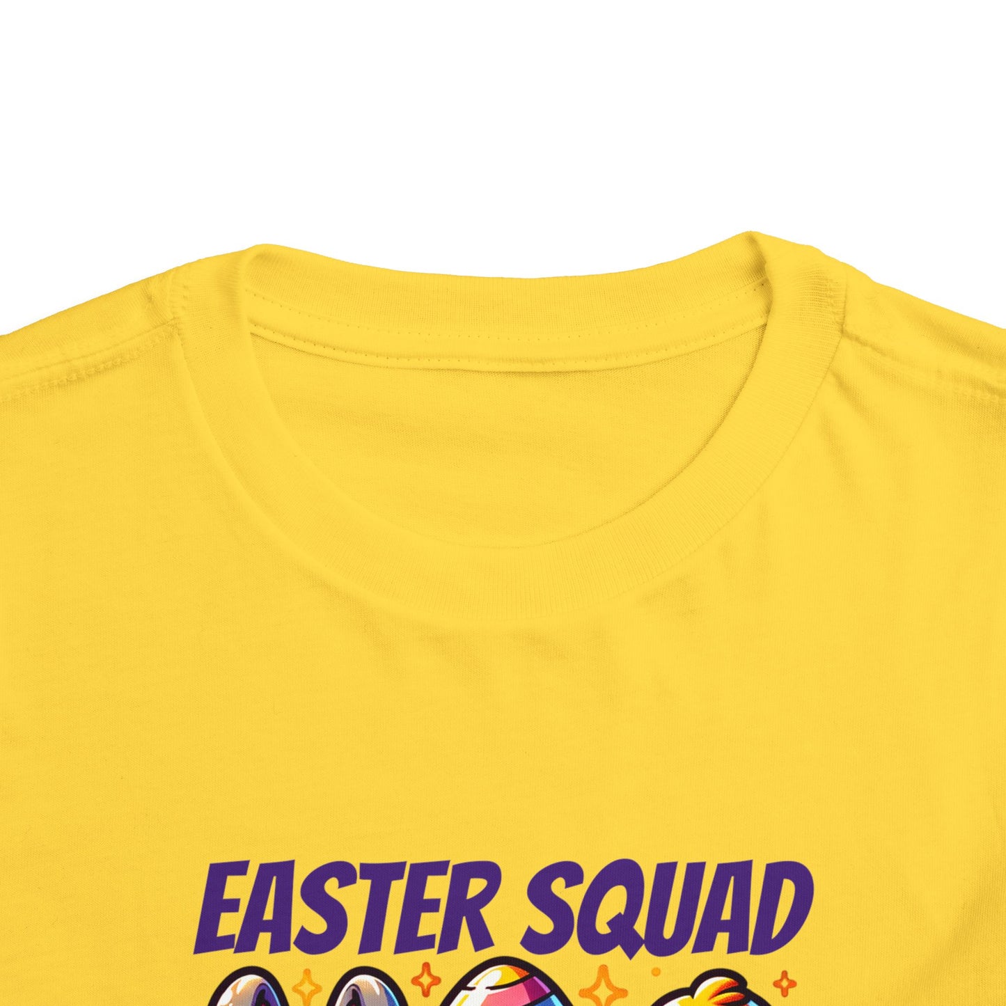 Easter Squad Toddler T-Shirt | Cute Pastel Bunny Tee for Kids | Spring Outfit | Easter Egg Hunt Shirt | Retro Easter Gift for Baby & Toddler