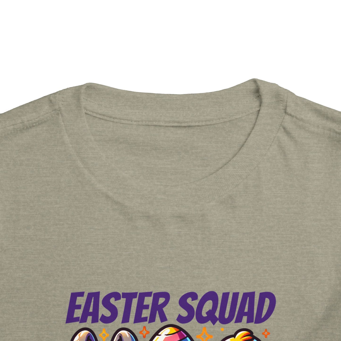 Easter Squad Toddler T-Shirt | Cute Pastel Bunny Tee for Kids | Spring Outfit | Easter Egg Hunt Shirt | Retro Easter Gift for Baby & Toddler