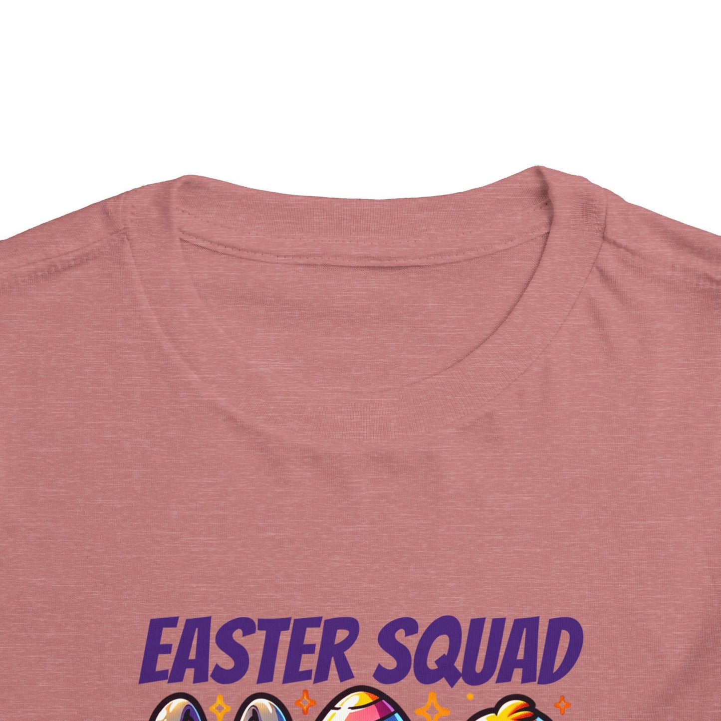 Easter Squad Toddler T-Shirt | Cute Pastel Bunny Tee for Kids | Spring Outfit | Easter Egg Hunt Shirt | Retro Easter Gift for Baby & Toddler